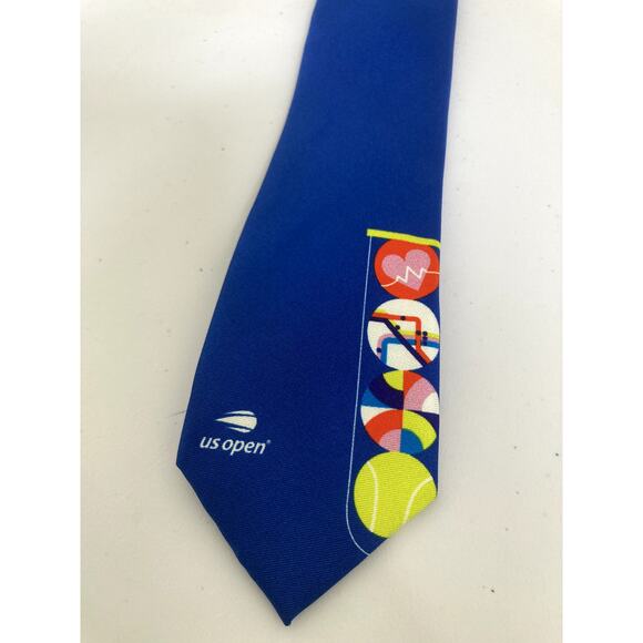 US Open Tennis Necktie ATP Sports Merchandise Slim 2.5/58 - Picture 2 of 5